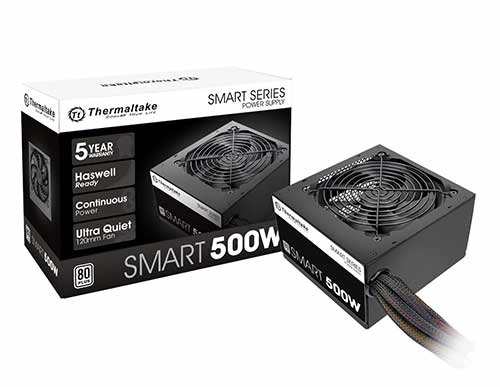 Thermaltake Smart 500W 80+ White Certified PSU