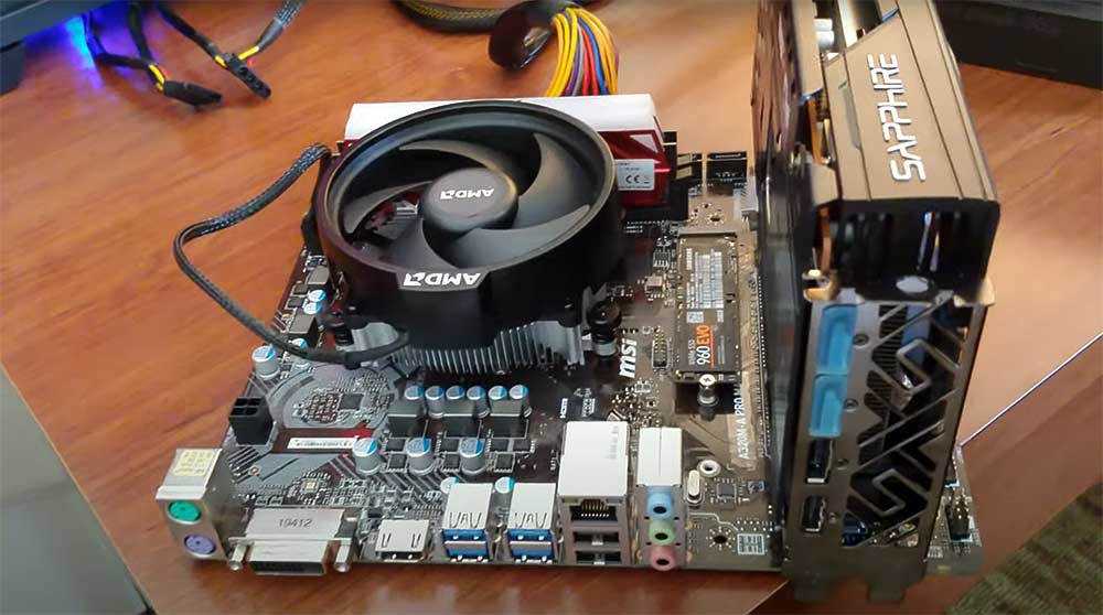 PC Build Without a Case
