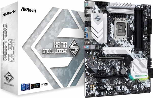 ASRock Motherboard H670 Steel Legend