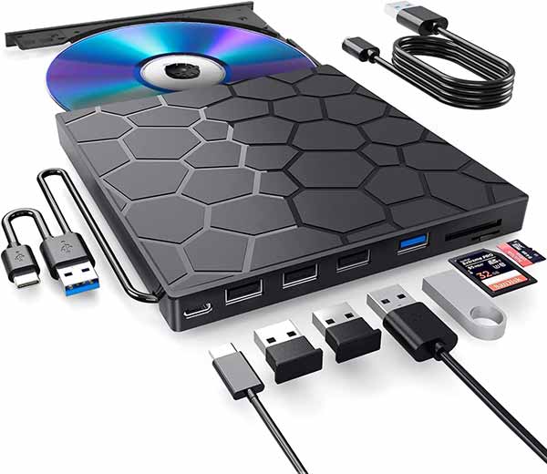 BPAKDU External CD/DVD Drive