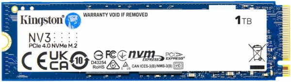 Kingston NV3 1TB M.2 2280 NVMe SSD