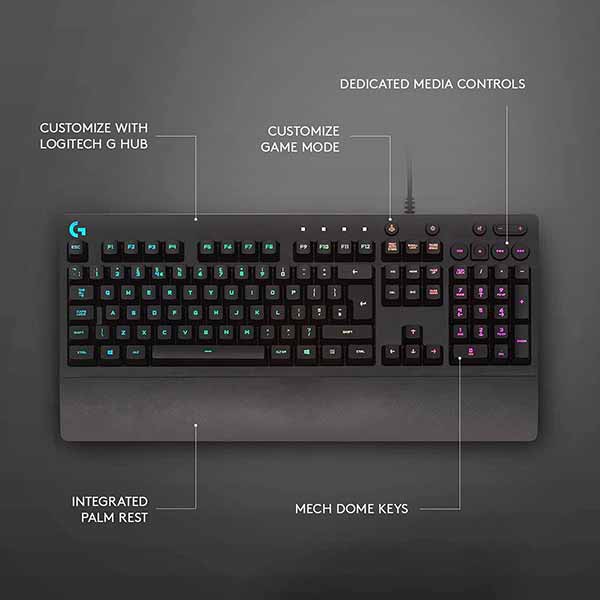 Logitech G213 Prodigy Gaming Keyboard - Image 2