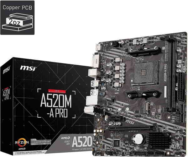 MSI A520M-A Pro Gaming Motherboard