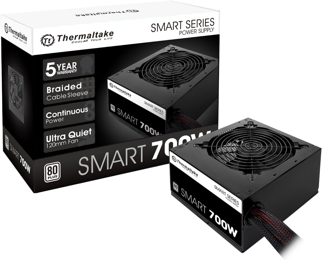 Thermaltake Smart 700W 80+ White Certified PSU