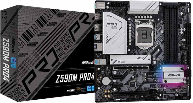 ASRock Z590M Pro4 Micro ATX Motherboard