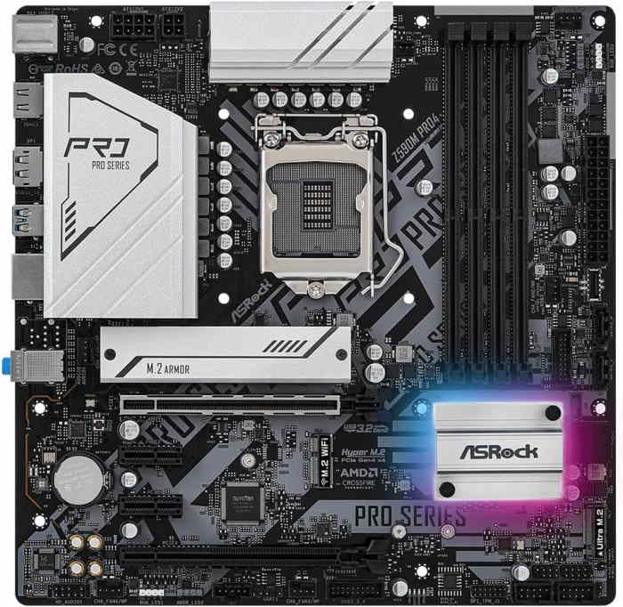 ASRock Z590M Pro4 Micro ATX Motherboard - Image 2