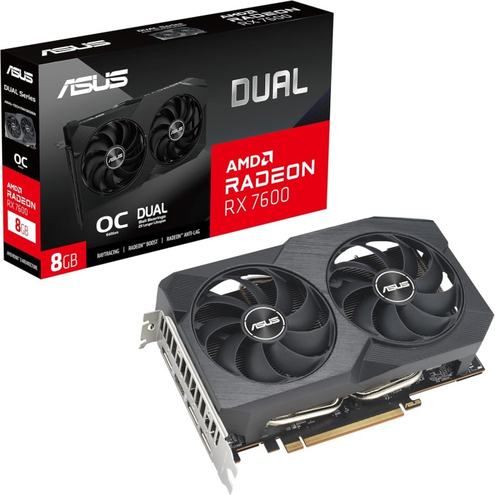 ASUS Dual Radeon RX 7600 V2 OC