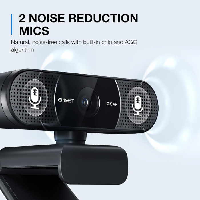 Emeet C960 2K Webcam with Microphone - Image 2