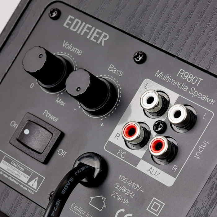 Edifier R980T 4-inch Active Bookshelf Speakers - Image 3