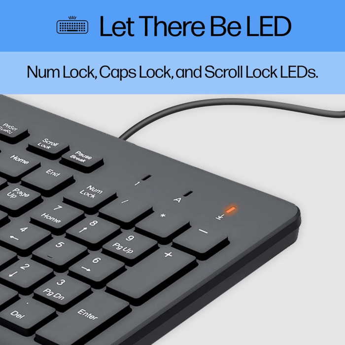HP 150 Wired Keyboard - Image 2