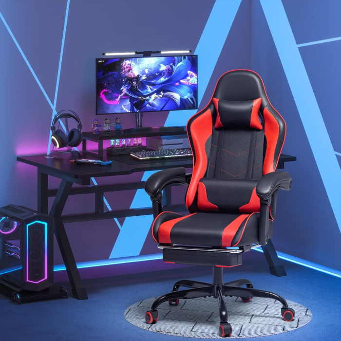 Homall Gaming Chair (Red) - Image 2
