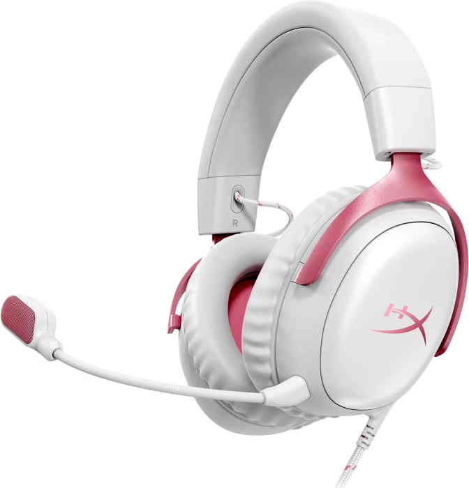 HyperX Cloud III Wired Gaming Headset (White)