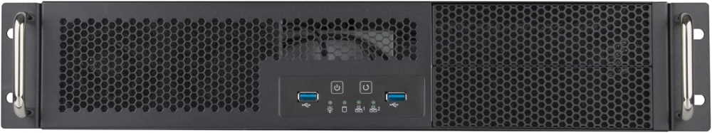 SilverStone Technology RM23-502 Mini 2U Micro-ATX Rackmount Server Chassis  - Image 2