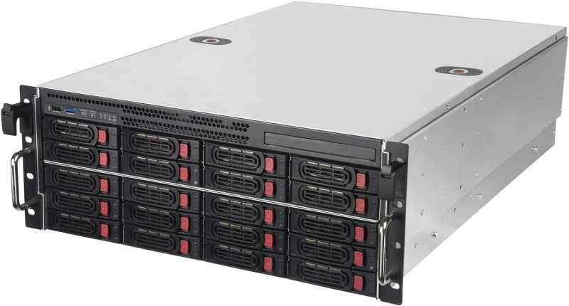 SilverStone Technology RM43-320-RS 4U 20-Bay 2.5-inch / 3.5-inch HDD/SSD rackmount Storage Server Chassis