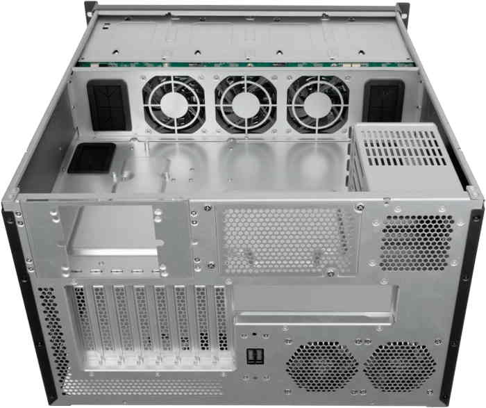 SilverStone Technology RM61-312 6U 12-Bay Rackmount Chassis - Image 4