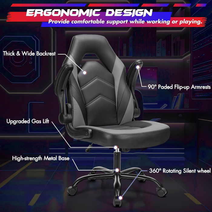 Sweetcrispy Computer Gaming Desk Chair  - Image 2