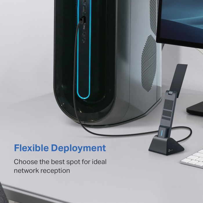 TP-Link AXE3000 WiFi 6E USB Adapter for Desktop PC  - Image 3