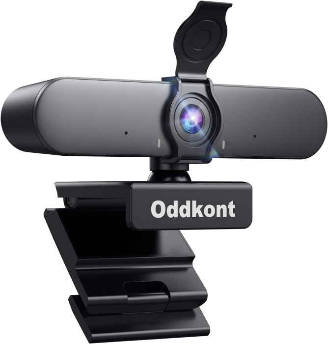 Oddkont Full HD 1080P Webcam with Microphone