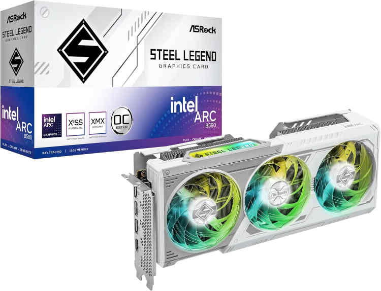 ASRock Intel ARC B580 Steel Legend