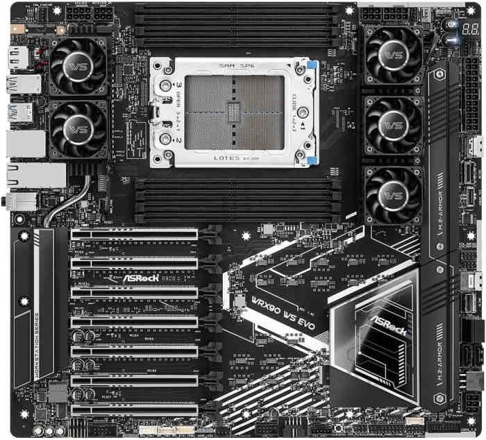 ASRock WRX90 WS Evo Workstation Motherboard