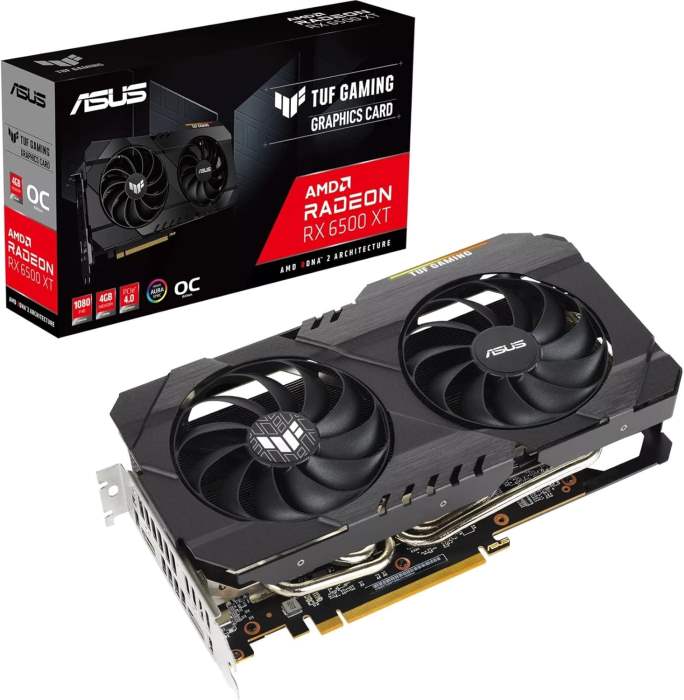 ASUS TUF Gaming AMD Radeon RX 6500XT OC Edition