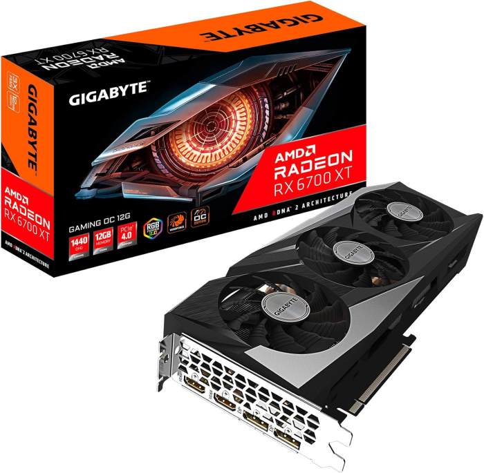 Gigabyte Radeon RX 6700XT Gaming OC 