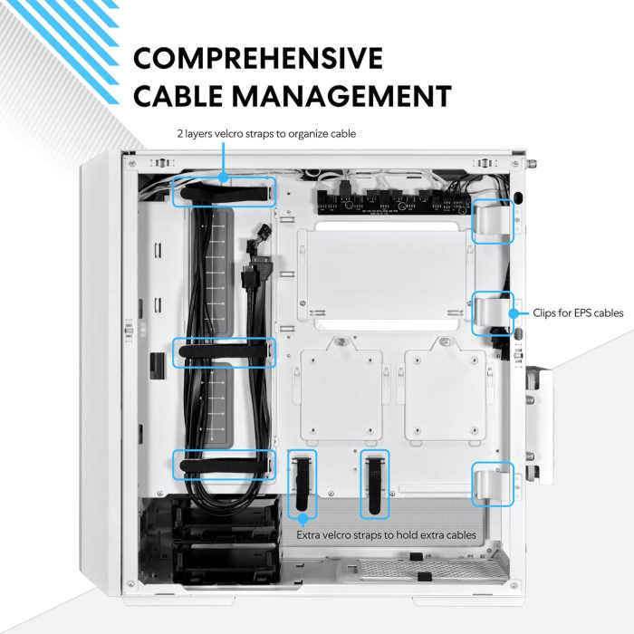 Lian Li Lancool 216 Mid-Tower Case RGB (White) - Image 3