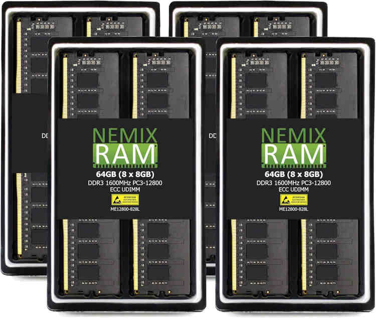 Nemix RAM 64GB DDR3 ECC-Registered RAM