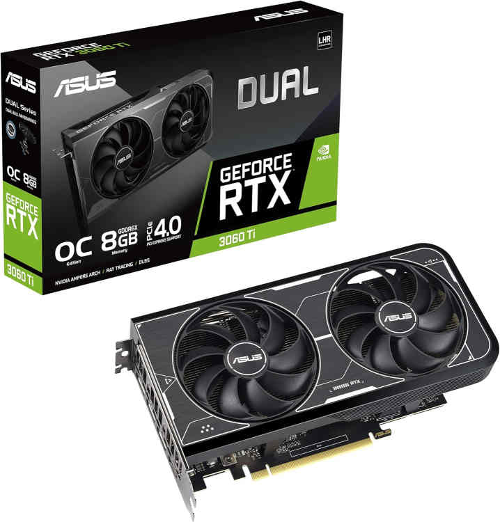 ASUS Dual NVIDIA GeForce RTX 3060 Ti OC Edition