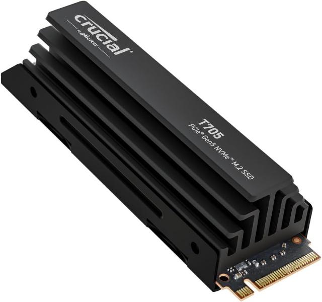 Crucial T705 4TB PCIe Gen5 NVMe with Heatsink