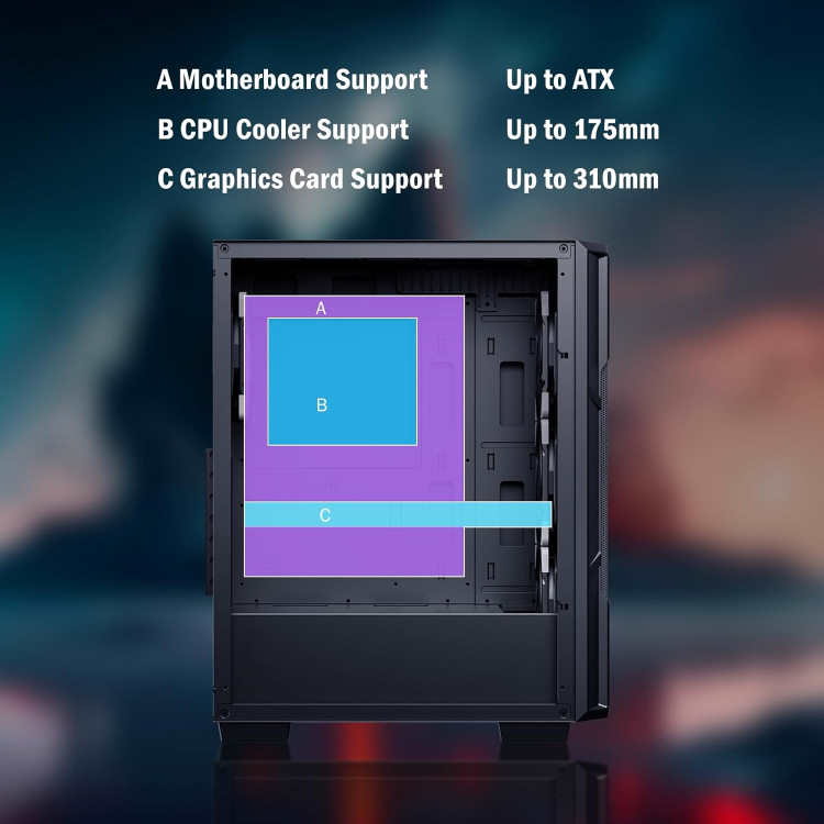 Raidmax Vector Series V211 Gaming Chassis - Image 3