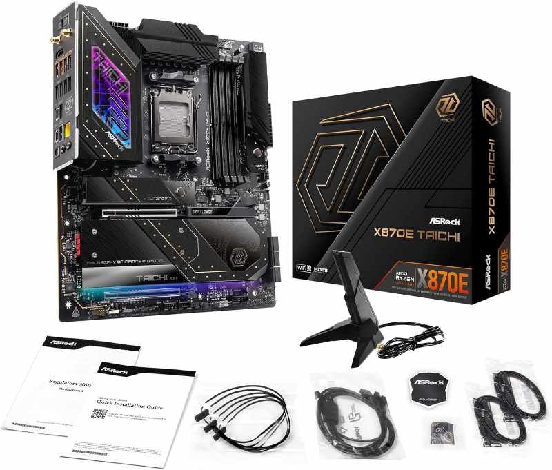 AsRock X870E Taichi OCF AM5 EATX Motherboard - Image 4