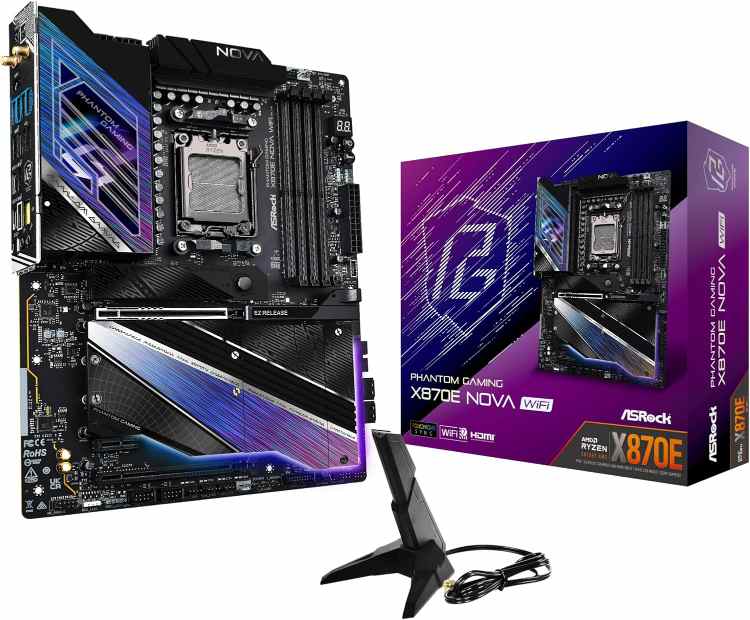 ASRock Phantom Gaming X870E Nova WiFi AM5