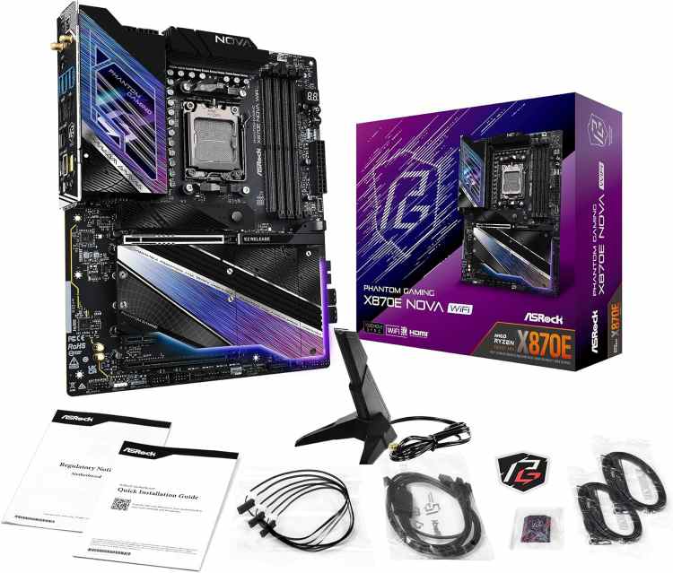 ASRock Phantom Gaming X870E Nova WiFi AM5 - Image 2
