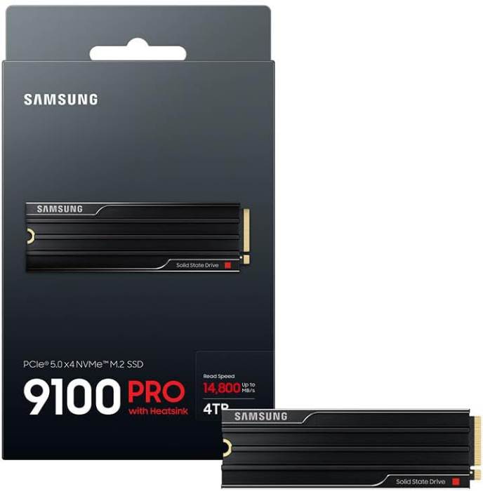 Samsung 9100 Pro NVMe PCIe 5 4TB with Heatsink - Image 3