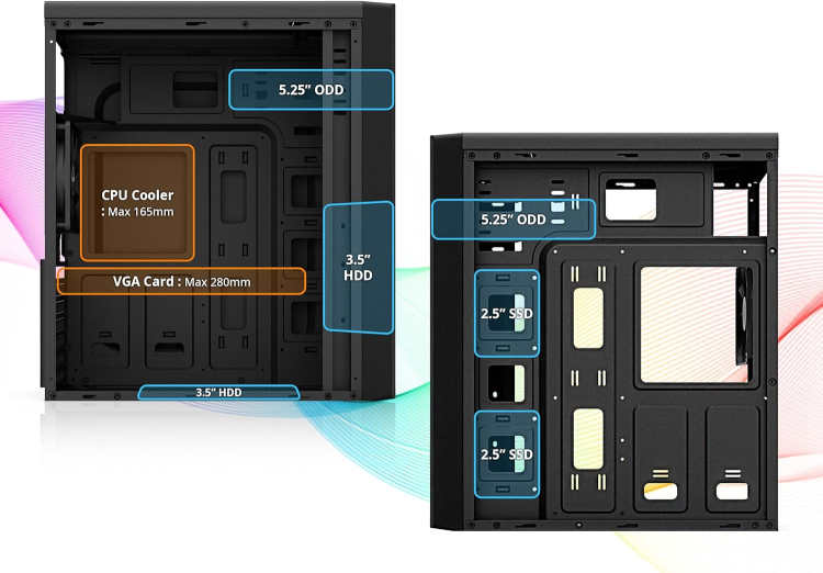 Zalman T6 ATX Mid Tower PC Case - Image 4