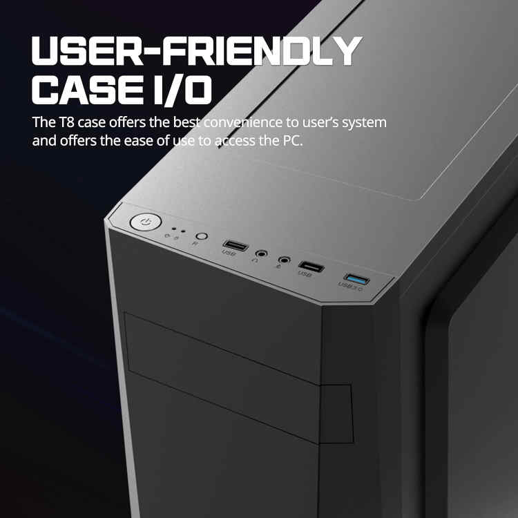 Zalman T8 Mid-Tower ATX PC Case - Image 4