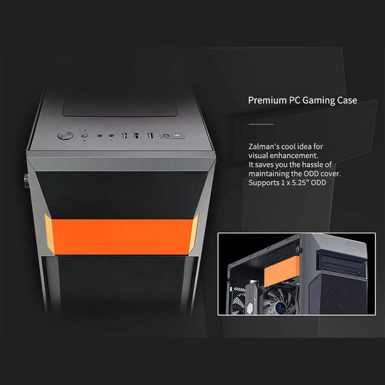 Zalman Z1 Plus Mid-Tower ATX PC Case - Image 5