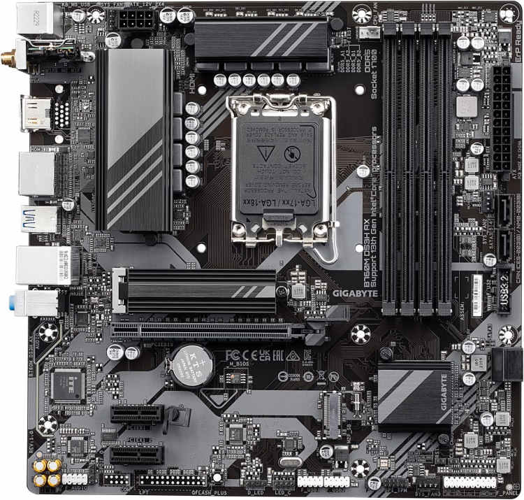 Gigabyte B760M DS3H AX DDR5 Motherboard
