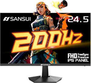 SANSUI 24.5 Inch 200Hz Gaming Monitor