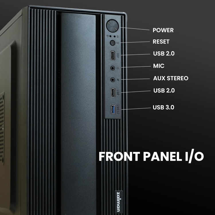 Zalman T6 Mini HTPC Small Form Factor Computer Chassis - Image 3