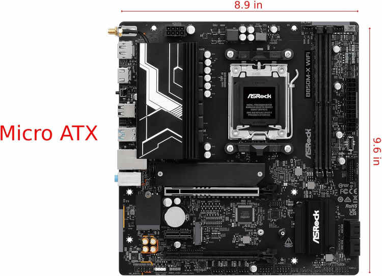 ASRock B850M-X WiFi R2.0 Micro-ATX AM5 - Image 3