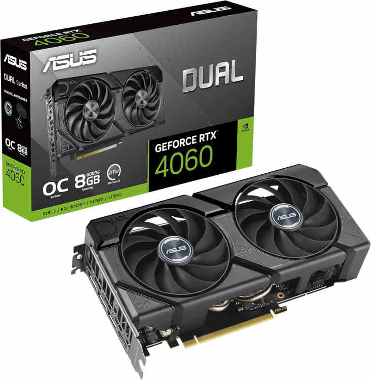 ASUS Dual GeForce RTX 4060 EVO OC Edition