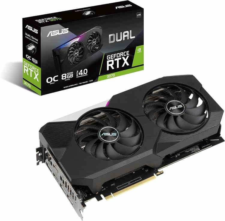 ASUS Dual NVIDIA GeForce RTX 3070 V2 OC Edition