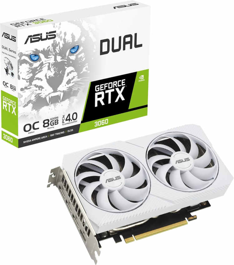 Asus Dual GeForce RTX 3060 OC Edition White