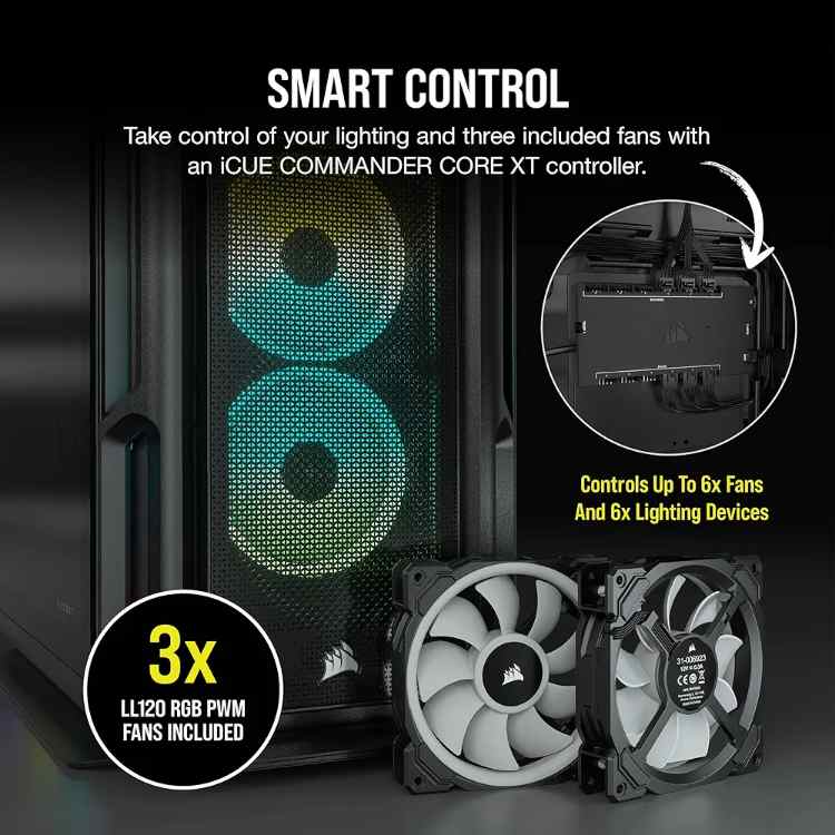 Corsair iCUE 5000T RGB Mid-Tower ATX - Image 4