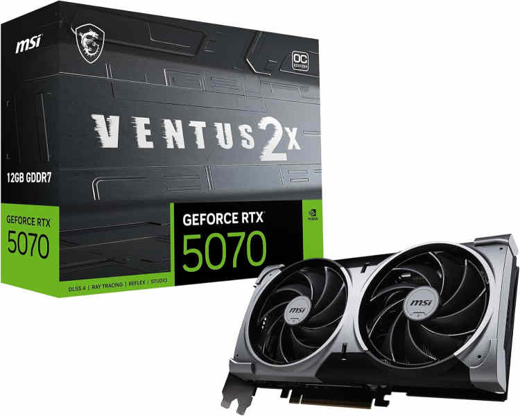 MSI Gaming RTX 5070 Ventus 2X OC