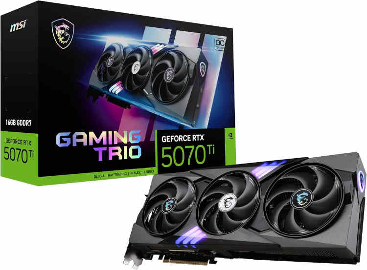 MSI Gaming RTX 5070 Ti Gaming Trio OC 
