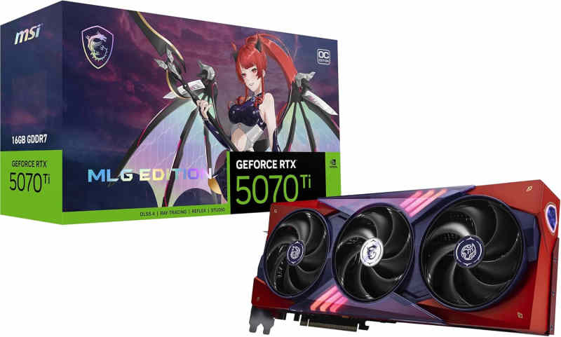 MSI Gaming RTX 5070 Ti MLG Edition OC