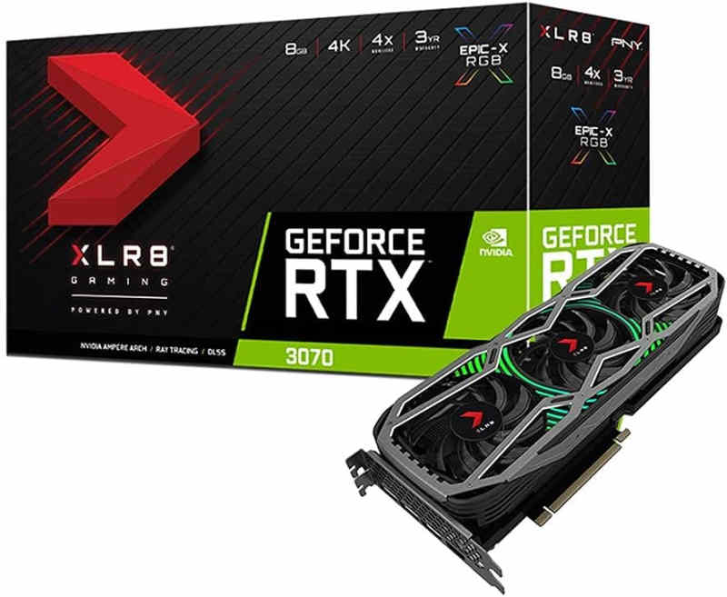 PNY GeForce RTX 3070 XLR8 Gaming Revel Epic-X RGB